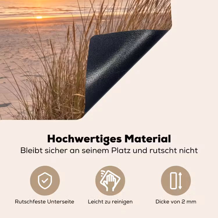 Zonsondergang - Duinen - Zee Inductie beschemer met haakjes klein -ky-onderkant-de