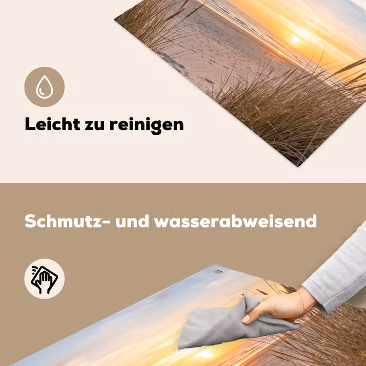Zonsondergang - Duinen - Zee Inductie beschemer met haakjes klein -ky-schoon-de
