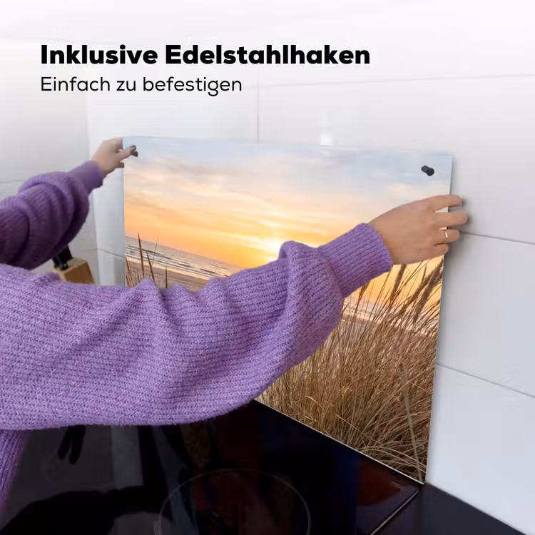 Zonsondergang - Duinen - Zee Inductie beschemer met haakjes klein -ky-ophangen-de