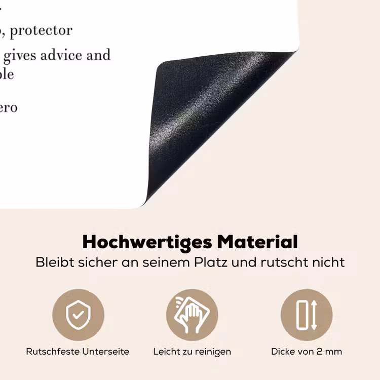 2-in-1 Herdabdeckplatte & Spritzschutz - Sprichwörter - Papa Definition - Zitate - Papa - Spreuken - Papa definitie - Quotes - Dad Inductie beschemer met haakjes klein