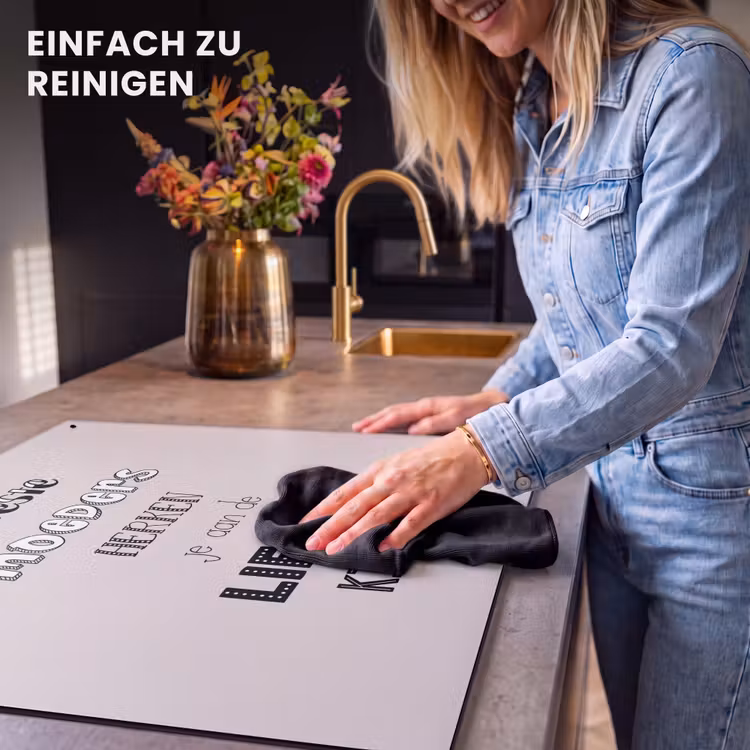 2-in-1 Herdabdeckplatte & Spritzschutz - Sprichwörter - Zitate Die besten Mütter haben die süßesten Kinder - Muttertag - Geschenk für die Mutter - Spreuken - Quotes De Beste Moeders Hebben De Liefste Kinderen - Moederdag - Mama cadeau Inductie beschemer met haakjes middel