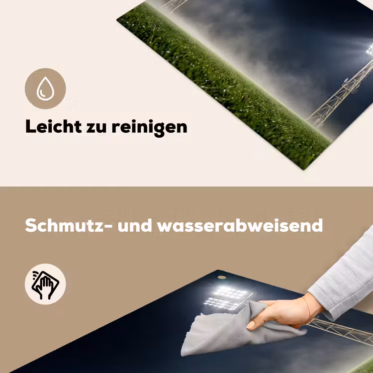 Stadion - Lichtmast - Sport - Nacht Inductie beschemer met haakjes klein -ky-schoon-de
