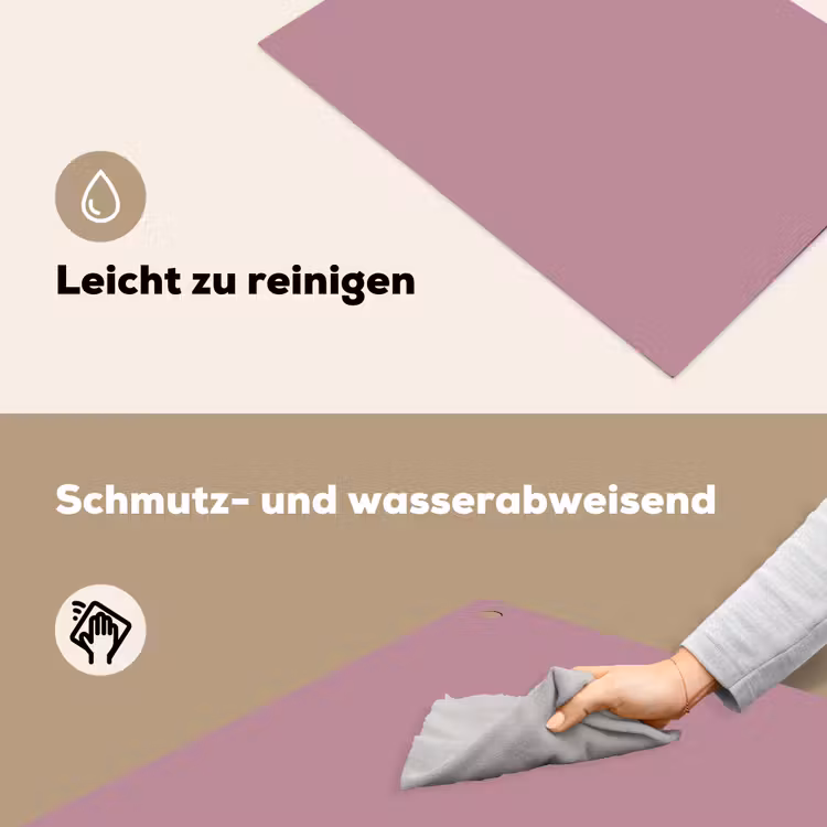 Dusty - Mauve - Paars Inductie beschemer met haakjes klein 777 -ky-schoon-de