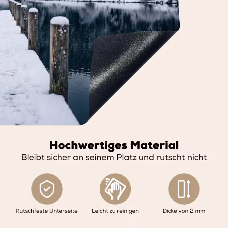 Steiger - Meer - Sneeuw - Bergen - Rustgevend Inductie beschemer met haakjes klein -ky-onderkant-de