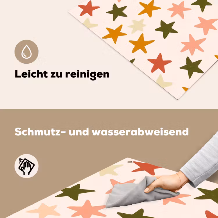Sterren - Patroon - Kleurrijk Inductie beschemer met haakjes klein 777 -ky-schoon-de