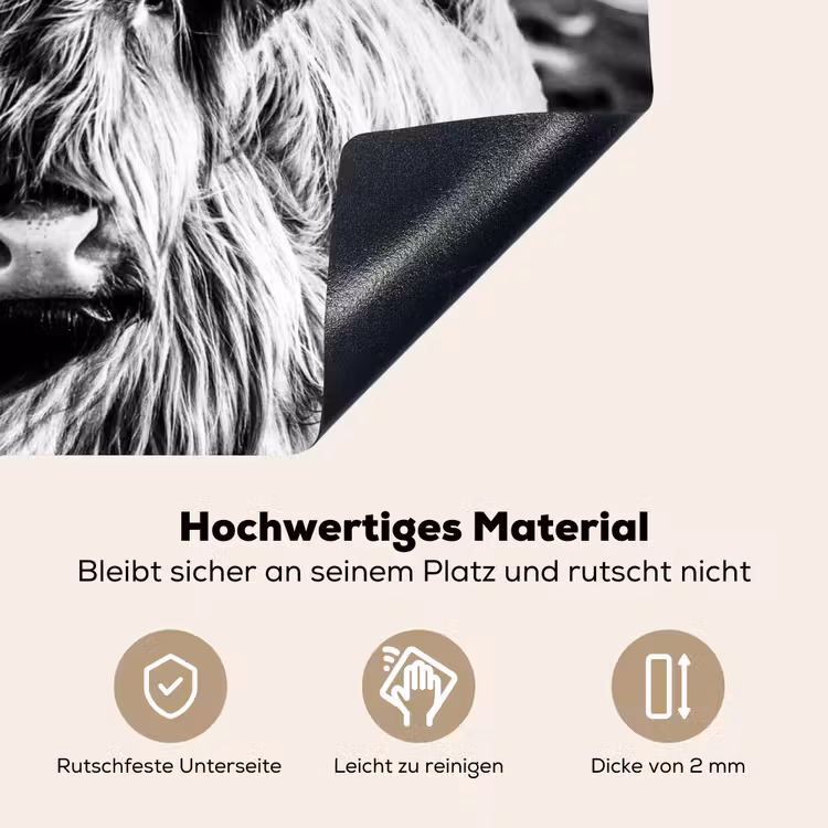 2-in-1 Herdabdeckplatte & Spritzschutz - Stille Kraft - Stille Kracht Inductie beschemer met haakjes klein