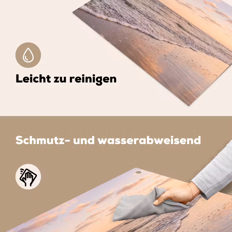 Strand - Branding - Wolken Inductie beschemer met haakjes klein -ky-schoon-de