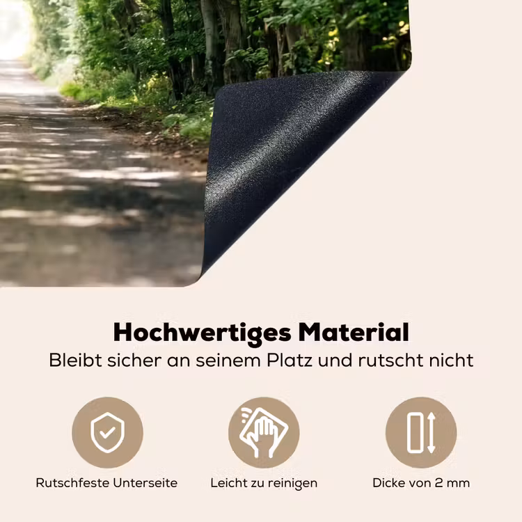 Weg - Bomen - Natuur - Groen Inductie beschemer met haakjes klein -ky-onderkant-de