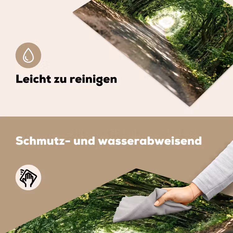 Weg - Bomen - Natuur - Groen Inductie beschemer met haakjes klein -ky-schoon-de