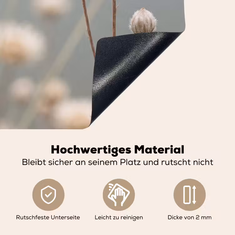 Strobloemen - Wit - Daglicht Inductie beschemer met haakjes klein -ky-onderkant-de
