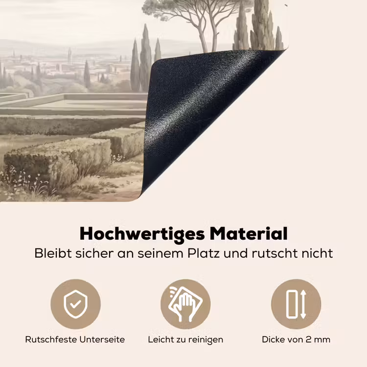Vallei - Tuin - Natuur - Groen Inductie beschemer met haakjes klein -ky-onderkant-de