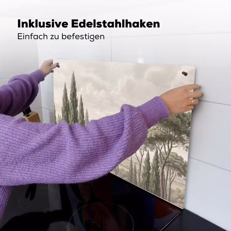 Vallei - Bos - Natuur - Groen Inductie beschemer met haakjes klein -ky-ophangen-de