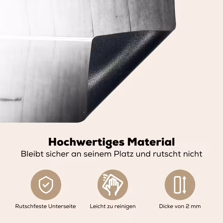 Danser - Silhouette - Kunst - Modern - Zwart-wit Inductie beschemer met haakjes klein -ky-onderkant-de