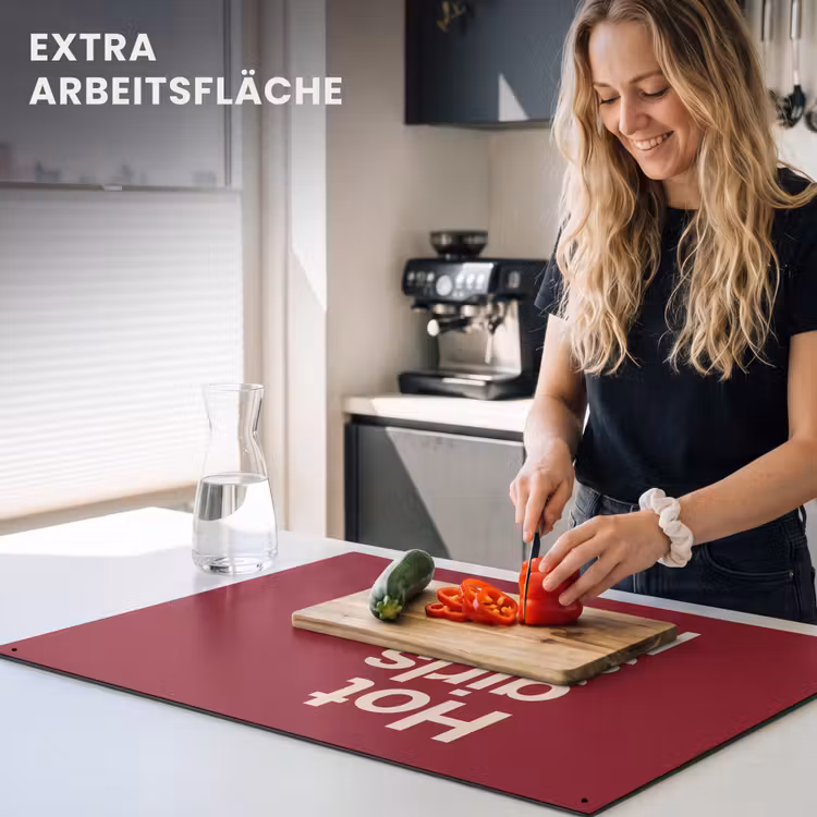 Tekst - Studie - Motivatie - Modern - Rood Inductie beschemer met haakjes klein -ky-usp-de