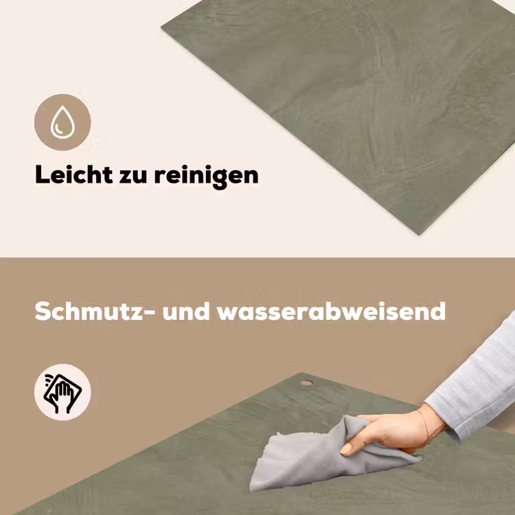 Textuur - Betonlook - Achtergrond - Modern - Groen Inductie beschemer met haakjes klein -ky-schoon-de