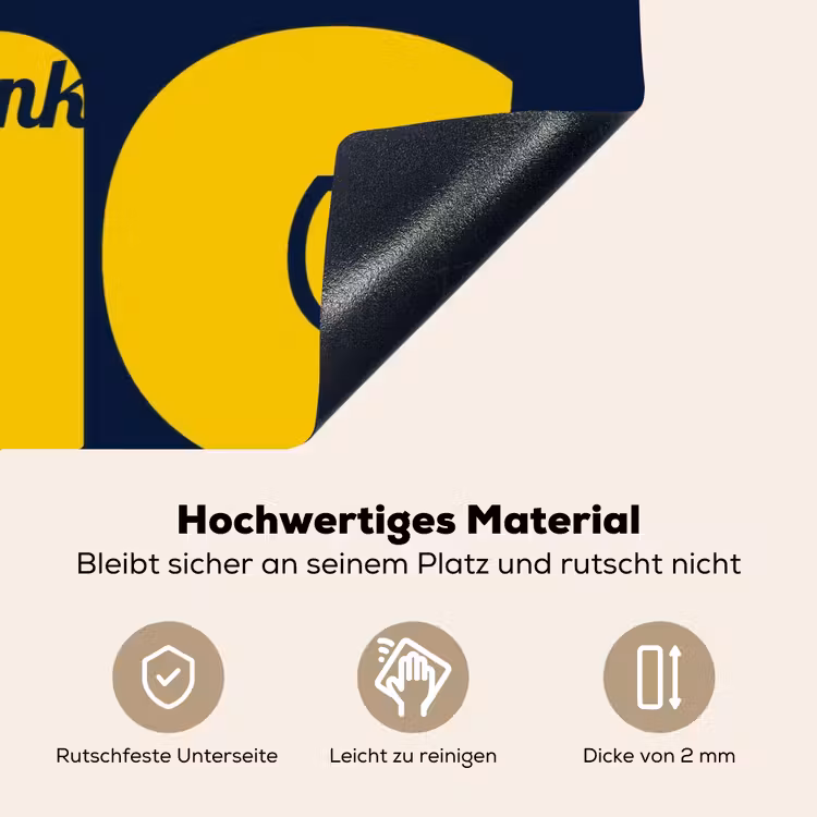 Think big - Blauw - Geel Inductie beschemer met haakjes klein -ky-onderkant-de