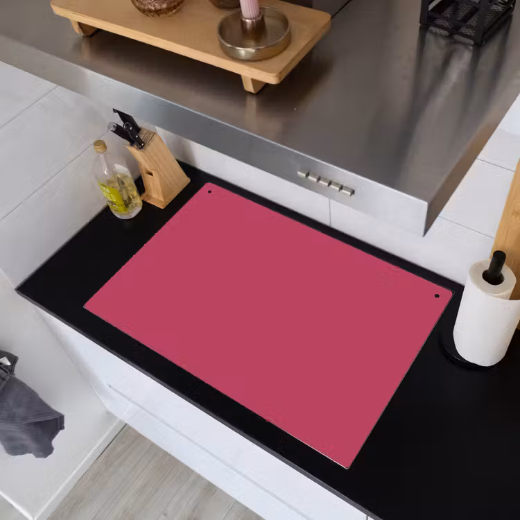Deep - Berry - Rood Inductie beschemer met haakjes klein 777 -sfeer1