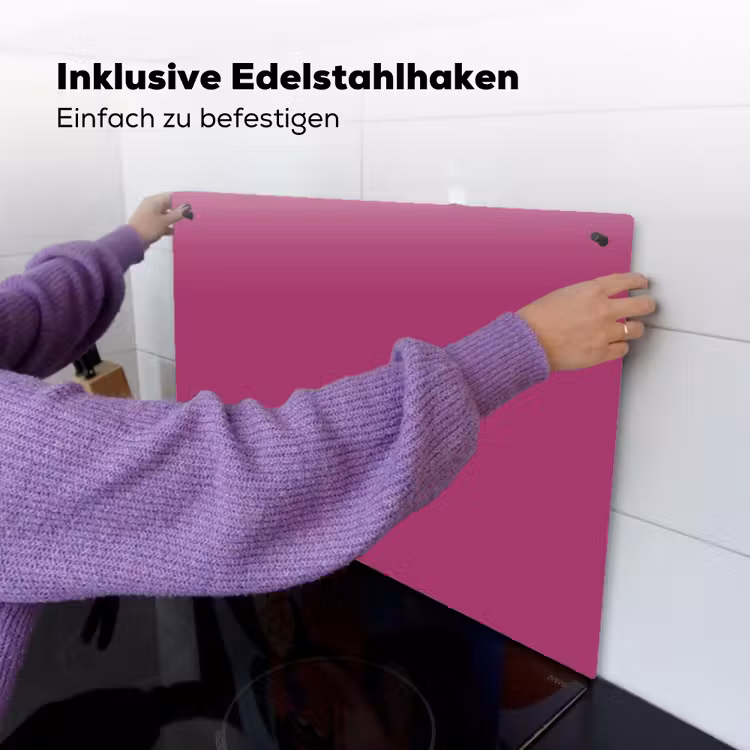 Deep - Magenta - Paars Inductie beschemer met haakjes klein 777 -ky-ophangen-de