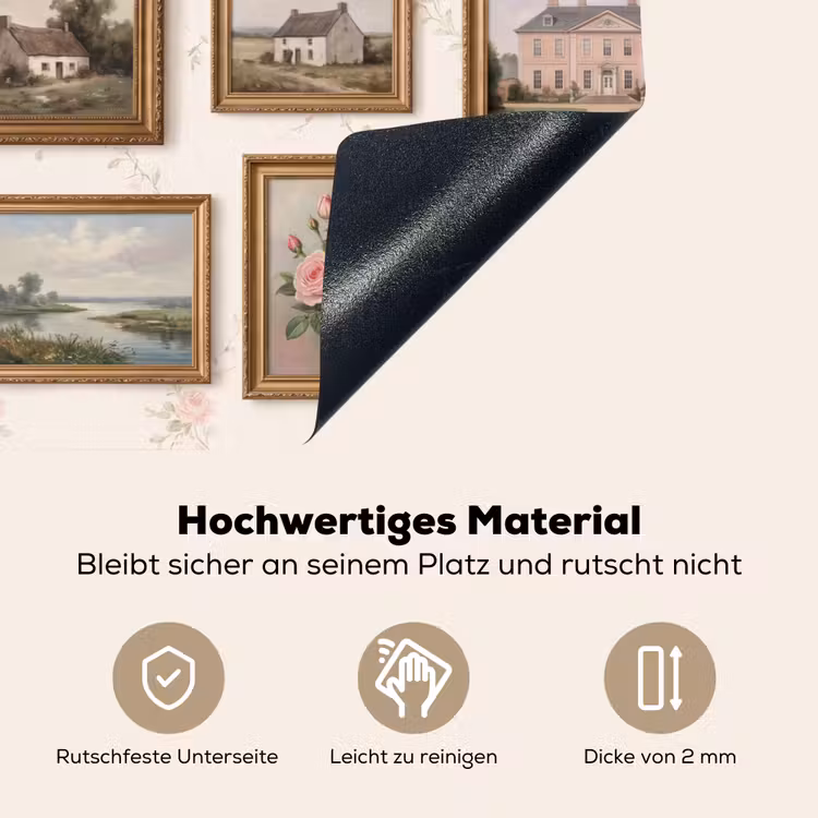 Dier - Kat - Portret - Klassiek Inductie beschemer met haakjes klein -ky-onderkant-de