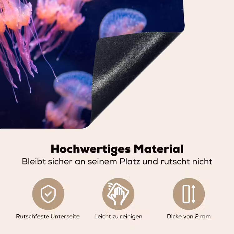 Dier - Onderwater - Natuur - Roze - Mysterieus Inductie beschemer met haakjes klein -ky-onderkant-de