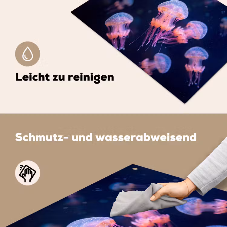Dier - Onderwater - Natuur - Roze - Mysterieus Inductie beschemer met haakjes klein -ky-schoon-de