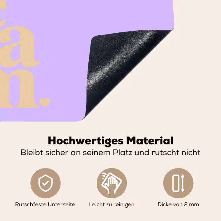 Dream - Paars - Typografisch Inductie beschemer met haakjes klein -ky-onderkant-de