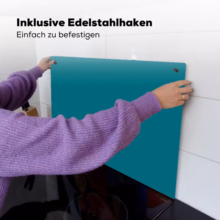 Tropical - Peacock - Blauw Inductie beschemer met haakjes klein 777 -ky-ophangen-de