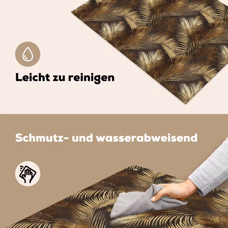 Tropisch - Bladeren - Goud Inductie beschemer met haakjes klein 777 -ky-schoon-de