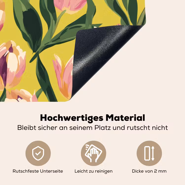 Tulpen - Botanisch - Geel Inductie beschemer met haakjes klein 777 -ky-onderkant-de