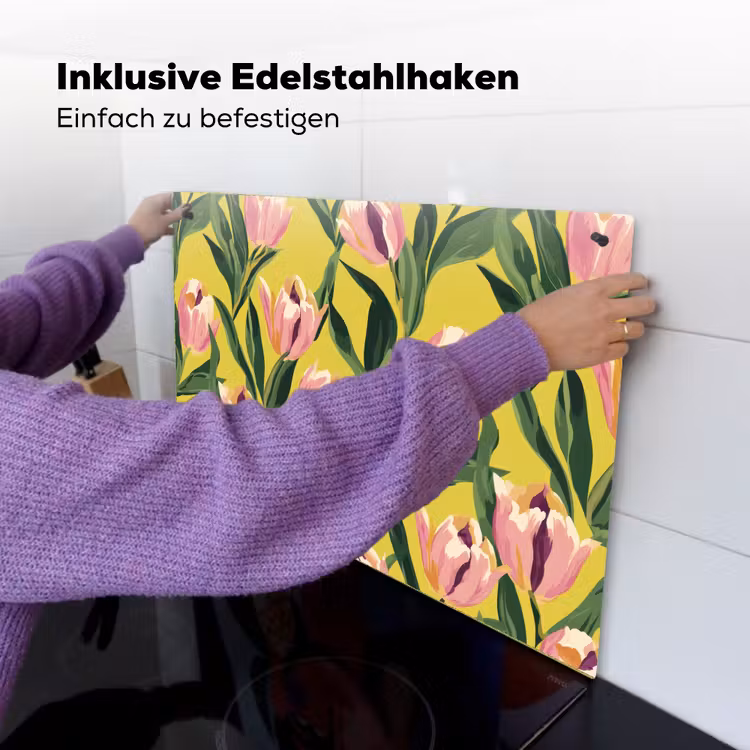 Tulpen - Botanisch - Geel Inductie beschemer met haakjes klein 777 -ky-ophangen-de