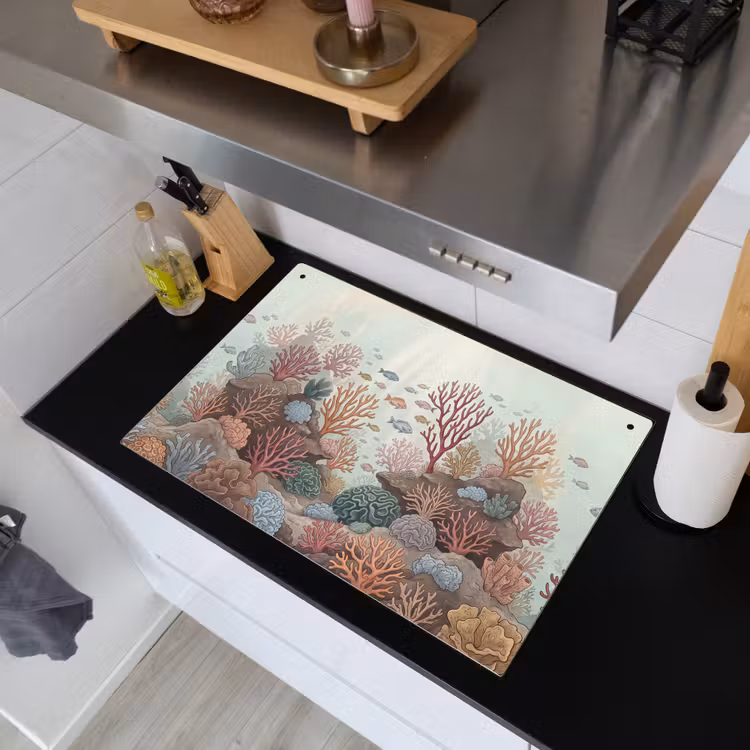 Onderwater - Koraal - Vis - Natuur Inductie beschemer met haakjes klein -sfeer1