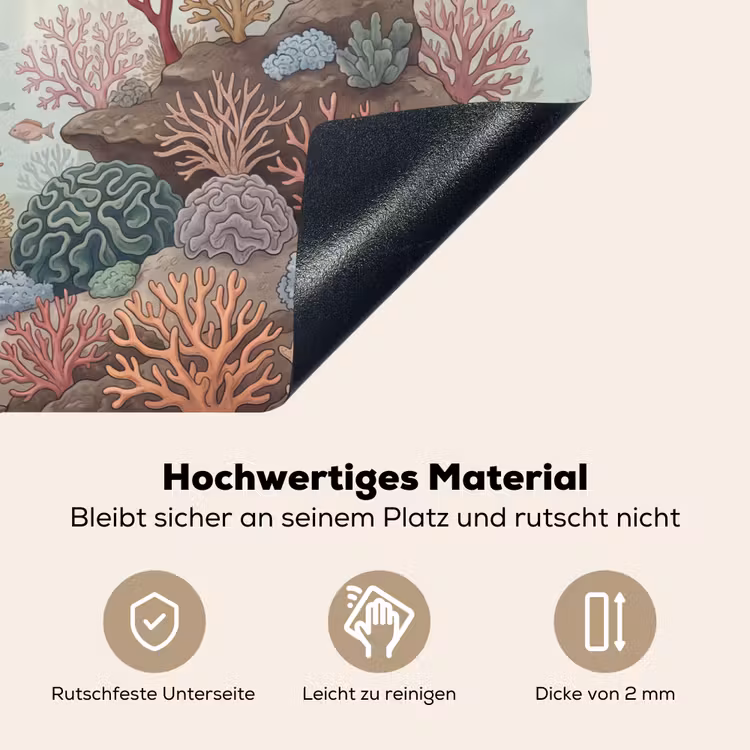 Onderwater - Koraal - Vis - Natuur Inductie beschemer met haakjes klein -ky-onderkant-de