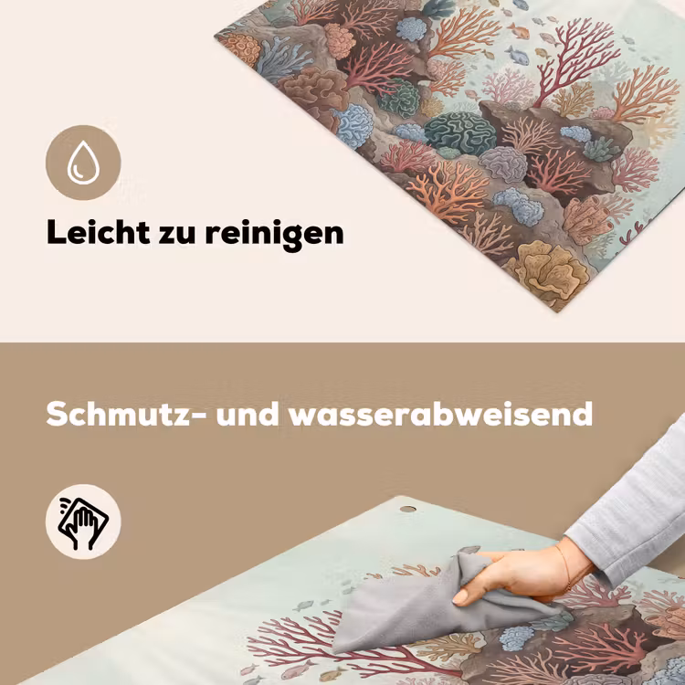 Onderwater - Koraal - Vis - Natuur Inductie beschemer met haakjes klein -ky-schoon-de