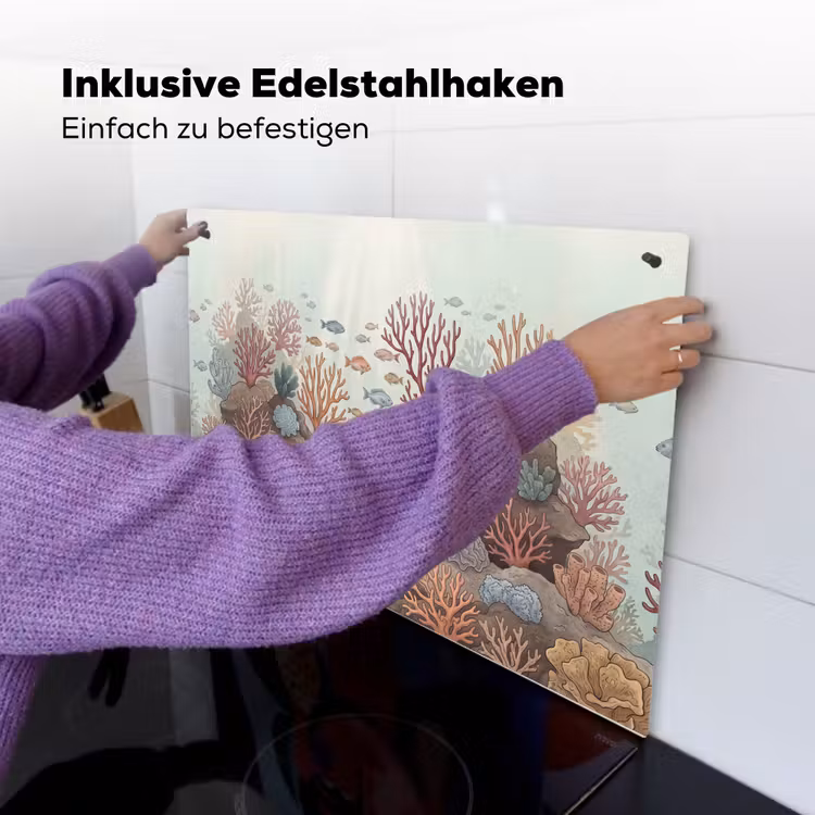 Onderwater - Koraal - Vis - Natuur Inductie beschemer met haakjes klein -ky-ophangen-de