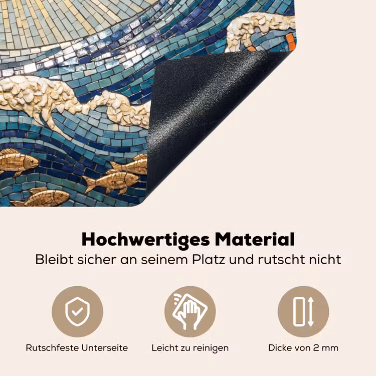 Onderwater - Koraal - Vis - Natuur - Kunst Inductie beschemer met haakjes klein -ky-onderkant-de