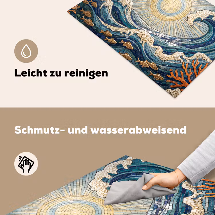 Onderwater - Koraal - Vis - Natuur - Kunst Inductie beschemer met haakjes klein -ky-schoon-de