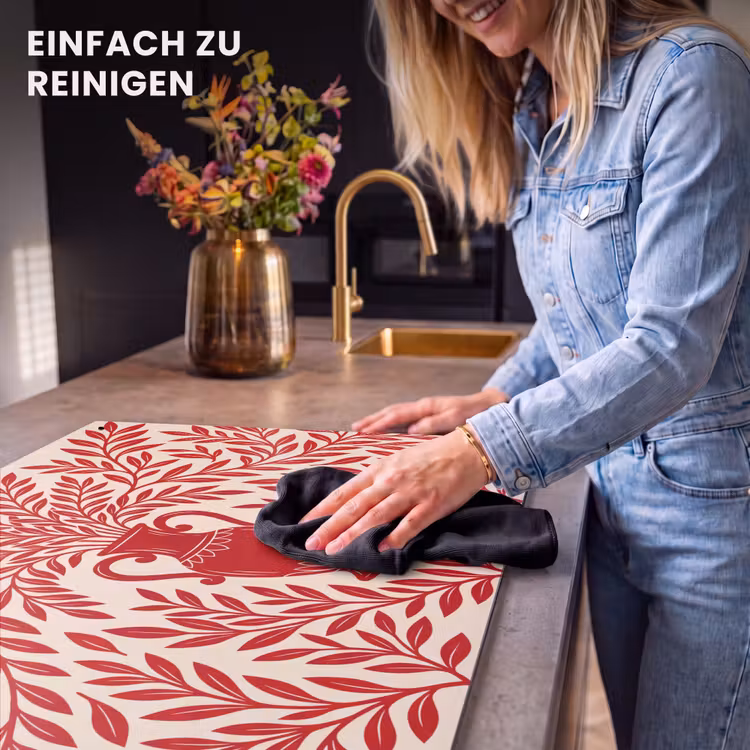 Vaas - Planten - Decoratie - Abstract - Rood Inductie beschemer met haakjes klein -ky-schoon-de