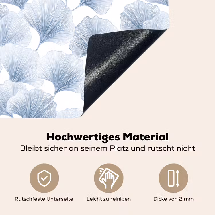 Waaier - Modern - Blauw Inductie beschemer met haakjes klein 777 -ky-onderkant-de