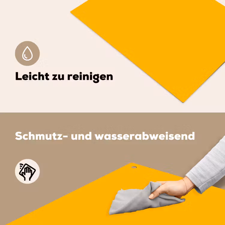 Vivid - Amber - Geel Inductie beschemer met haakjes klein 777 -ky-schoon-de