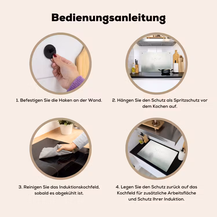 Vogel - Vlucht - Natuur - Minimalistisch Inductie beschemer met haakjes klein -ky-gebruik-de