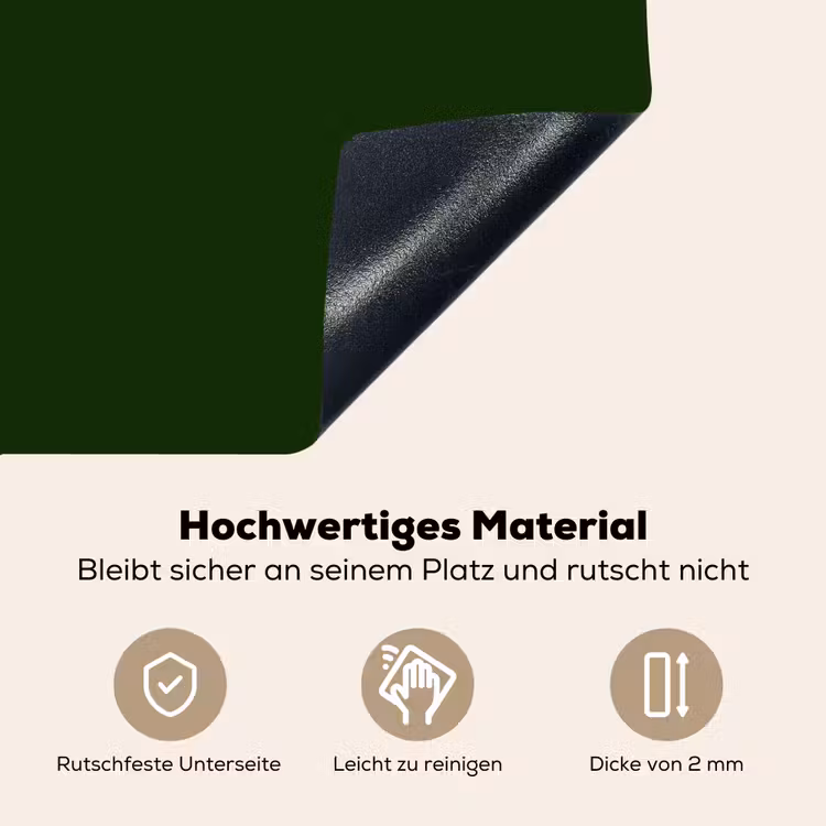 Forest - Green - Groen Inductie beschemer met haakjes klein 777 -ky-onderkant-de