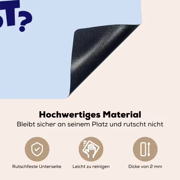 Why not - Blauw - Licht blauw - Quote Inductie beschemer met haakjes klein -ky-onderkant-de