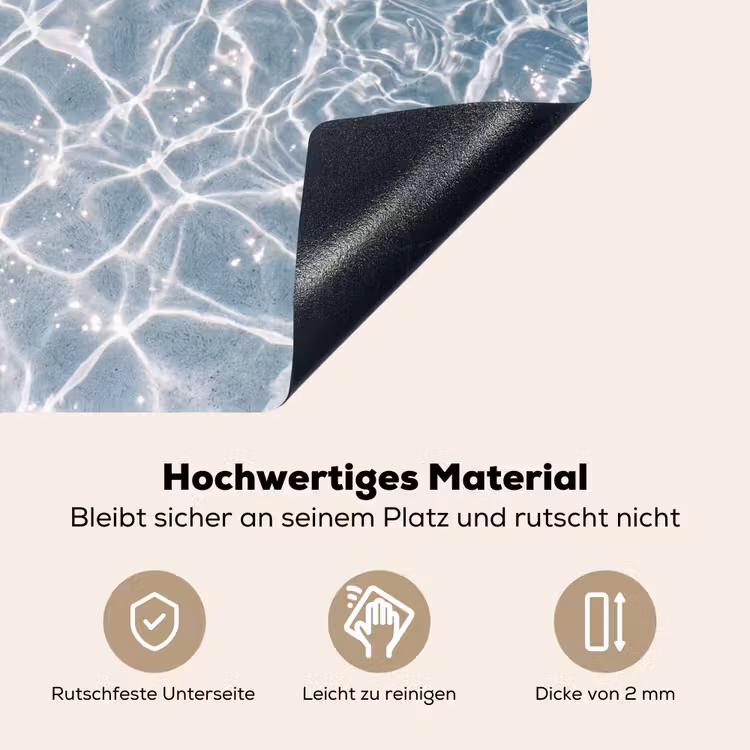 Water - Reflectie - Zonlicht Inductie beschemer met haakjes klein -ky-onderkant-de