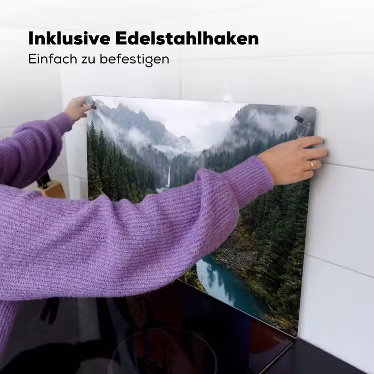 Waterval - Bomen - Bergen Inductie beschemer met haakjes klein -ky-ophangen-de