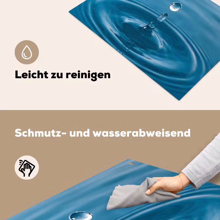 Waterdruppel - Water - Oppervlakte Inductie beschemer met haakjes klein -ky-schoon-de