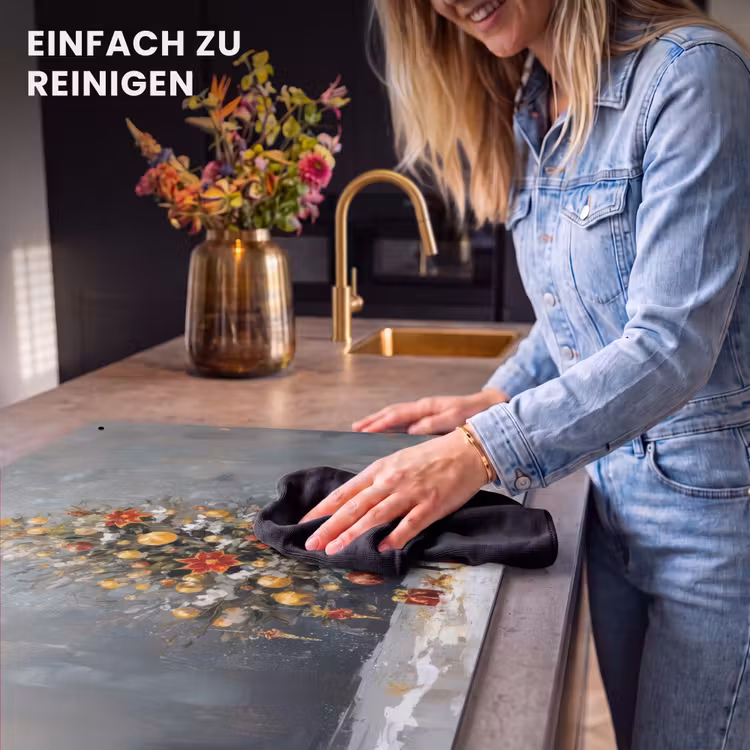 2-in-1 Herdabdeckplatte & Spritzschutz - Weihnachtsbaum - Geschenke - Rot - Gold - Kerstboom - Cadeaus - Rood - Goud Inductie beschemer met haakjes klein