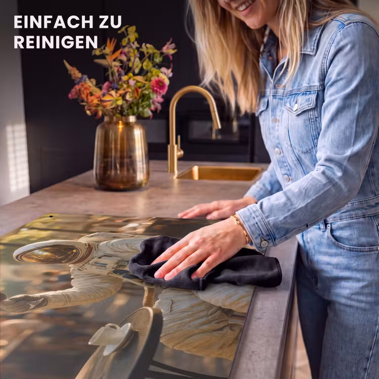 2-in-1 Herdabdeckplatte & Spritzschutz - Wein - Rot - Terrasse - Kaffee - Wijn - Rood - Terras - Koffie Inductie beschemer met haakjes klein