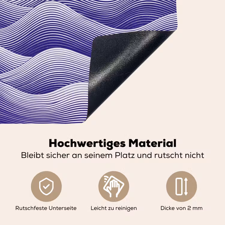Golven - Zon - Natuur - Abstract - Rood Inductie beschemer met haakjes klein -ky-onderkant-de