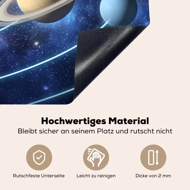Ruimte - Zonnestelsel - Blauw Inductie beschemer met haakjes klein -ky-onderkant-de