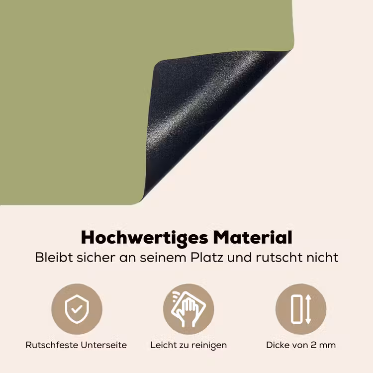 Whispering - Sage - Groen Inductie beschemer met haakjes klein 777 -ky-onderkant-de